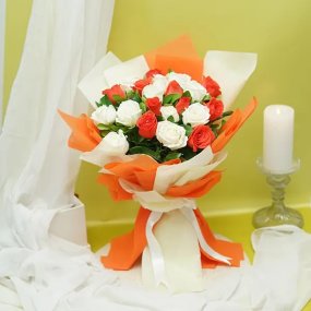 Sunset Snowfall Bouquet