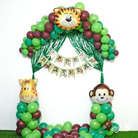 Image of Theme Jungle Birthday Decor